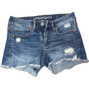 American Eagle Blue Jean Shorts Women’s Size 6